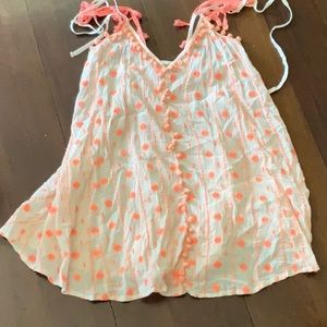 Neon Pom Pom tunic size 4